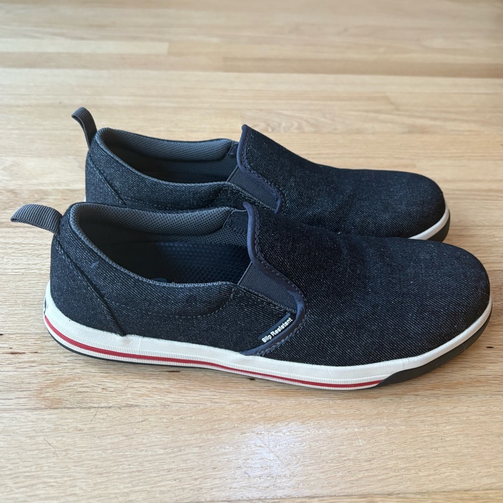 Nautilus Steel Toe Slip-On Wedge Sole Work Shoe Size 9.5